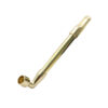 Vintage Brass-Plated Metal Tobacco Pipe – Extendable Classic Smoking Pipe for Loose Tobacco and Cigarettes (2pcs) - 图片 4