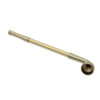 Vintage Brass-Plated Metal Tobacco Pipe – Extendable Classic Smoking Pipe for Loose Tobacco and Cigarettes (2pcs) - 图片 3