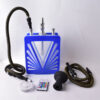 LED Arabian Water Pipe | Dual Acrylic Triangle Shisha Hookah Set for Bar & Lounge | Complete Shisha Kit - 图片 4
