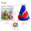 Cigarette holder Filter pipe set mouthpiece three-layer activated carbon silicone filter (200pcs) - 图片 2