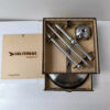 Border Stainless Steel Hookah | Premium Original Wooden Box Shisha | High-Quality Stainless Steel Water Pipe - 图片 3