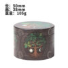 Longmada 50mm 4-layer zinc alloy multi-color metal grinder UV color printed all-inclusive grindercreative design (1pc) - 图片 7