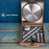 Border Stainless Steel Hookah | Premium Original Wooden Box Shisha | High-Quality Stainless Steel Water Pipe - 图片 4
