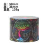 Longmada 50mm 4-layer zinc alloy multi-color metal grinder UV color printed all-inclusive grindercreative design (1pc) - 图片 6